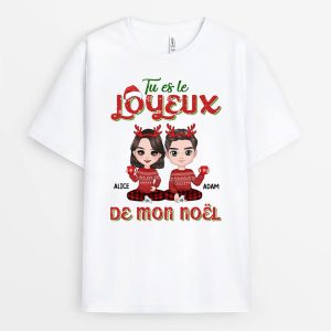 Tu es le Joyeux de mon Noel  Cadeau Personnalise  T-shirt pour Noel Tu es le Joyeux de mon Noel  Cadeau Personnalise  T-shirt pour Noel