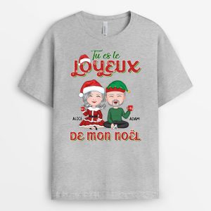 Tu es le Joyeux de mon Noel  Cadeau Personnalise  T-shirt pour Noel Tu es le Joyeux de mon Noel  Cadeau Personnalise  T-shirt pour Noel