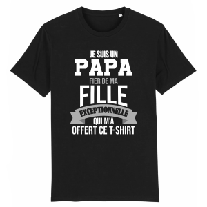 papa fier de sa fille qui lui a offert ce tee-shirt papa fier de sa fille qui lui a offert ce tee-shirt