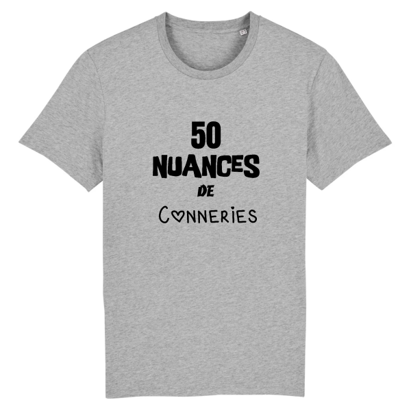 t-shirt 50 nuances de conneries