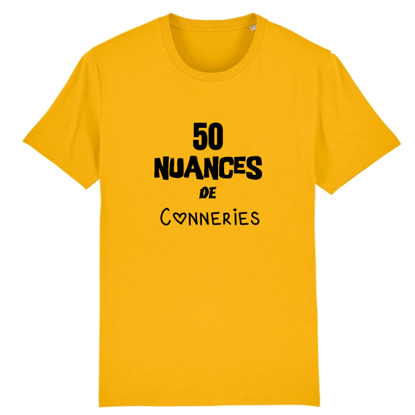 t-shirt 50 nuances de conneries