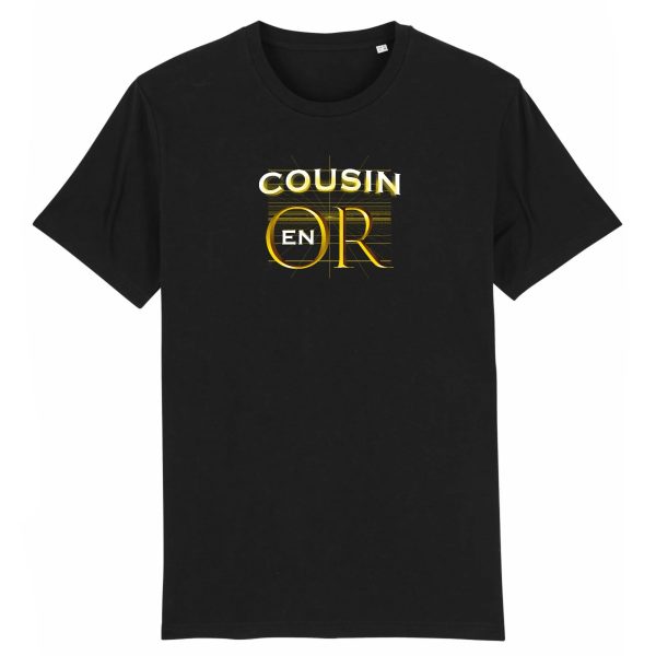 t-shirt Cousin en or