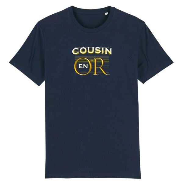 t-shirt Cousin en or