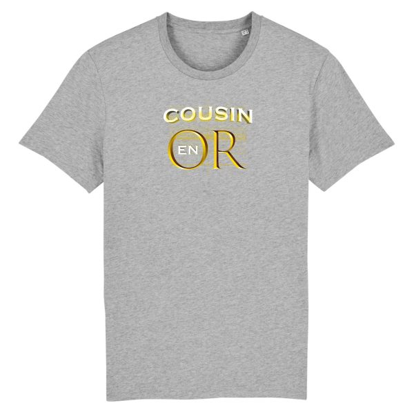 t-shirt Cousin en or