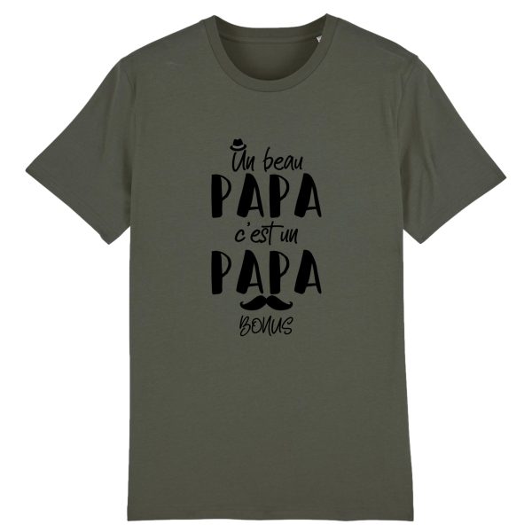 t-shirt beau-papa, papa bonus