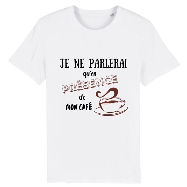 t-shirt cafe du matin humour