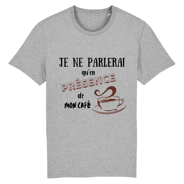 t-shirt cafe du matin humour