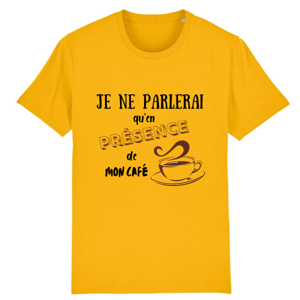 t-shirt cafe du matin humour