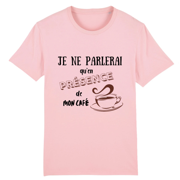 t-shirt cafe du matin humour