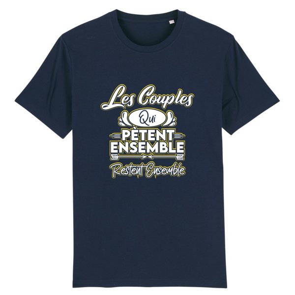 t-shirt couples qui petent restent ensemble, humour