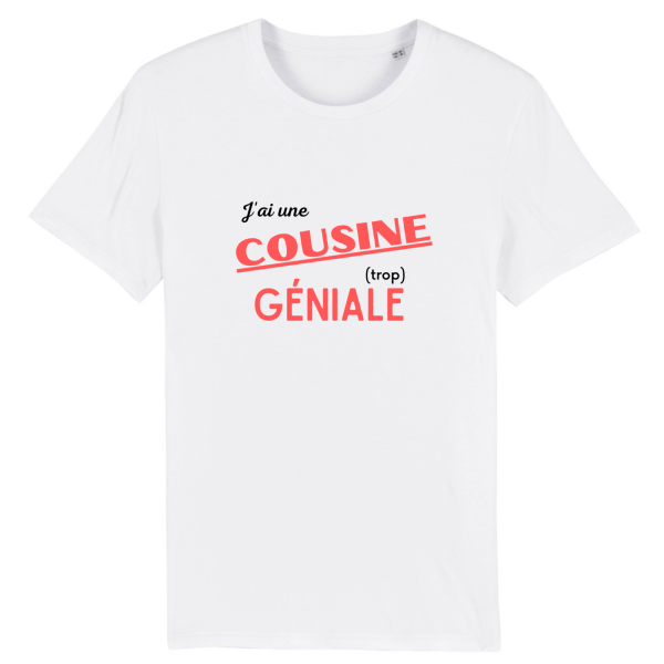 t-shirt cousine geniale