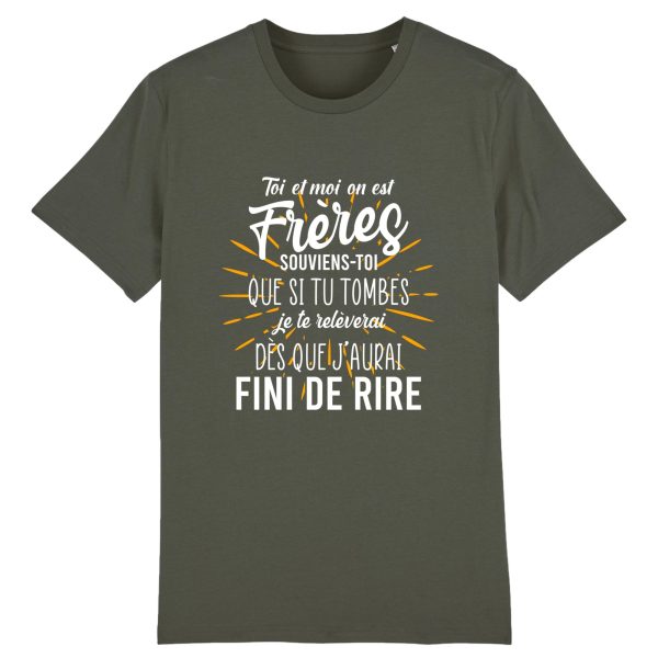 t-shirt frere humour