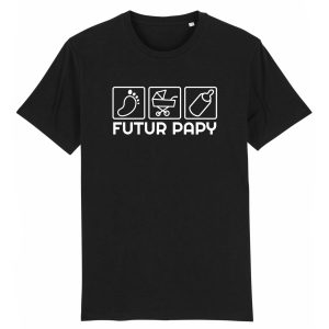 t-shirt futur papy, je vais etre papy t-shirt futur papy, je vais etre papy