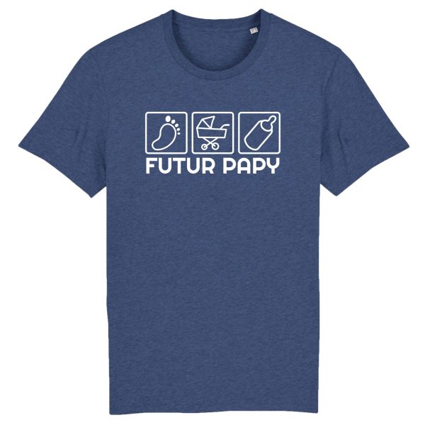 t-shirt futur papy, je vais etre papy