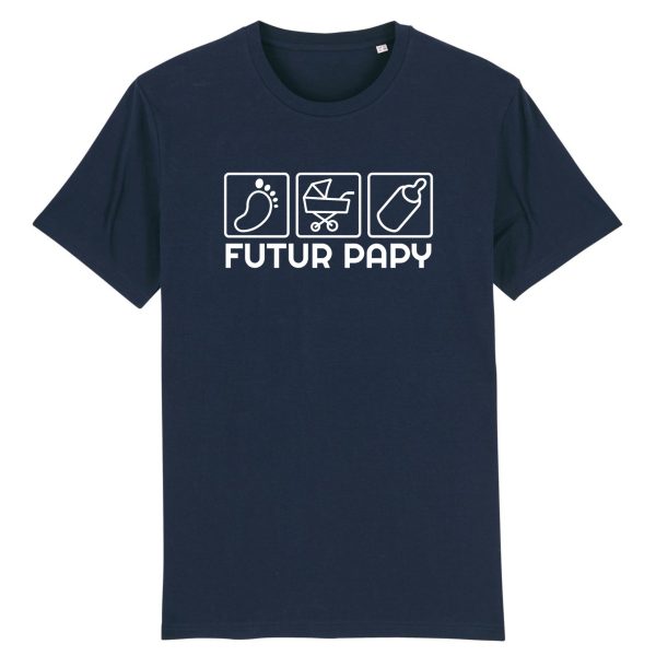 t-shirt futur papy, je vais etre papy