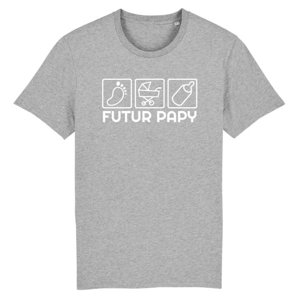 t-shirt futur papy, je vais etre papy