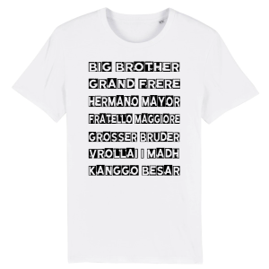 t-shirt grand-frere en toute les langues t-shirt grand-frere en toute les langues