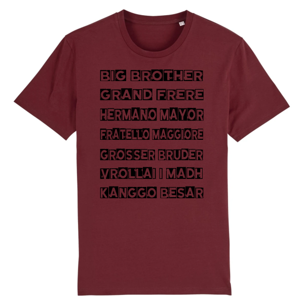 t-shirt grand-frere en toute les langues