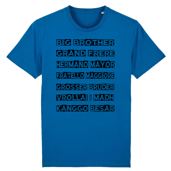 t-shirt grand-frere en toute les langues