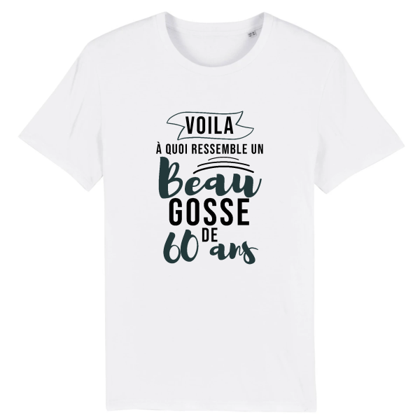 t-shirt homme 60 ans beau gosse