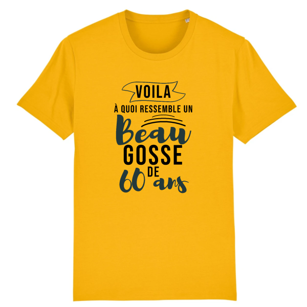 t-shirt homme 60 ans beau gosse