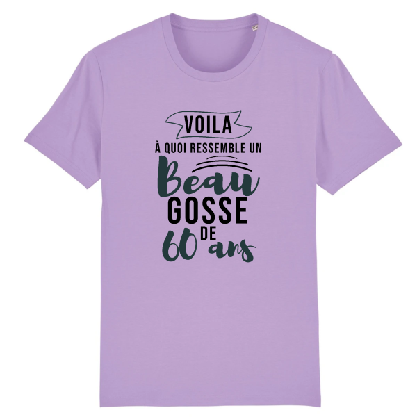 t-shirt homme 60 ans beau gosse