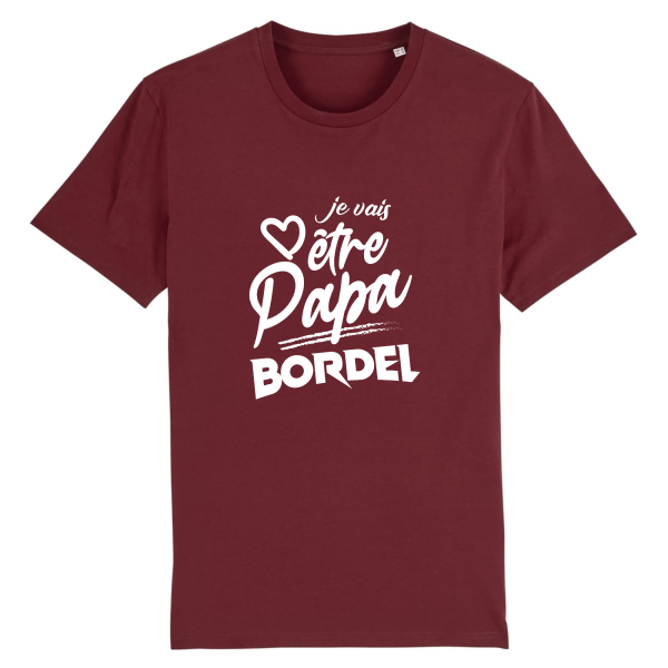 t-shirt je vais etre papa bordel