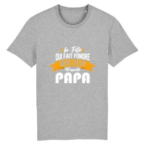 t shirt la fille qui mappelle papa cadeaux 6