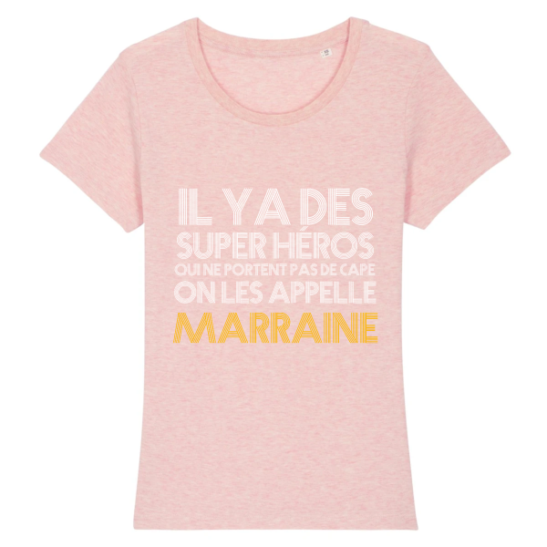 t-shirt marraine super heros