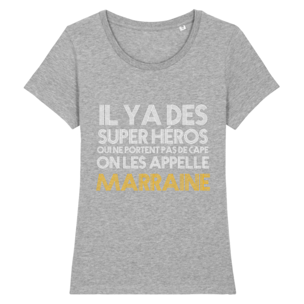 t-shirt marraine super heros