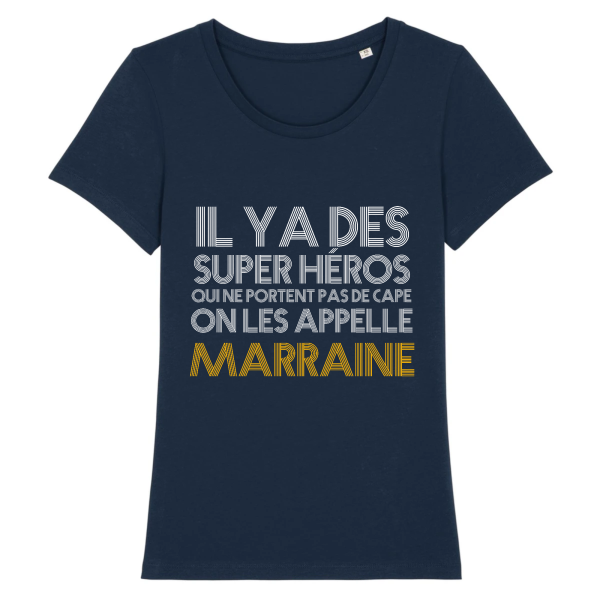 t-shirt marraine super heros