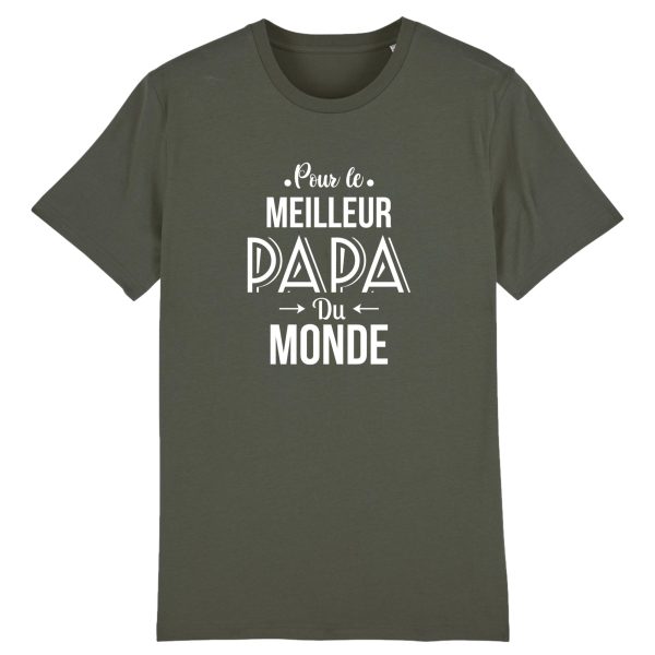 t-shirt meilleur papa du monde, cadeau papa