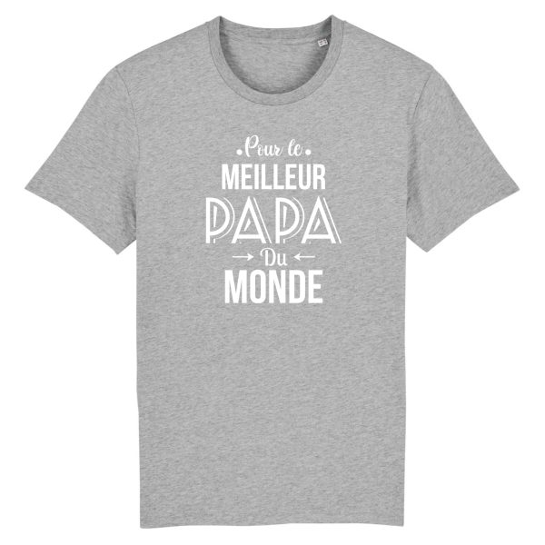 t-shirt meilleur papa du monde, cadeau papa