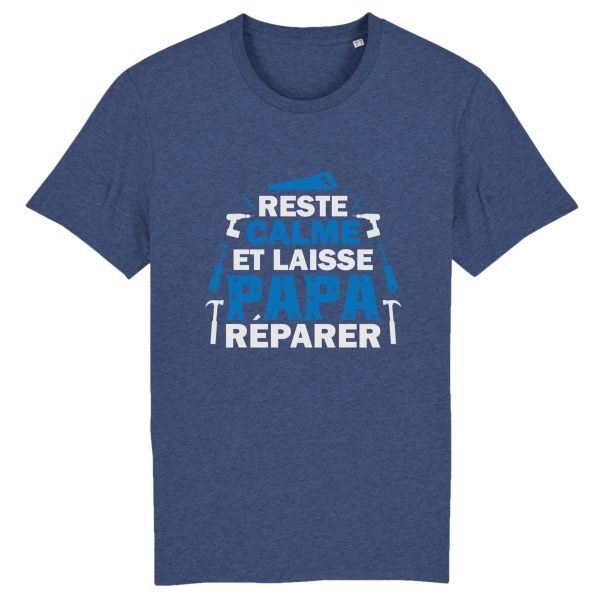 t-shirt papa bricoleur, reste calme