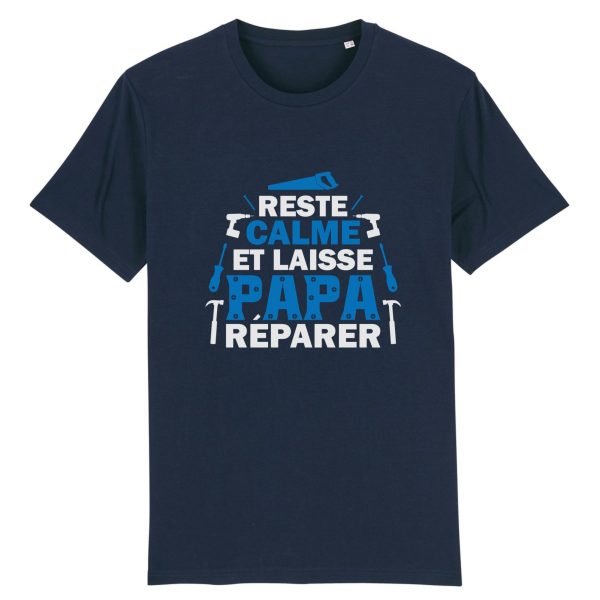 t-shirt papa bricoleur, reste calme