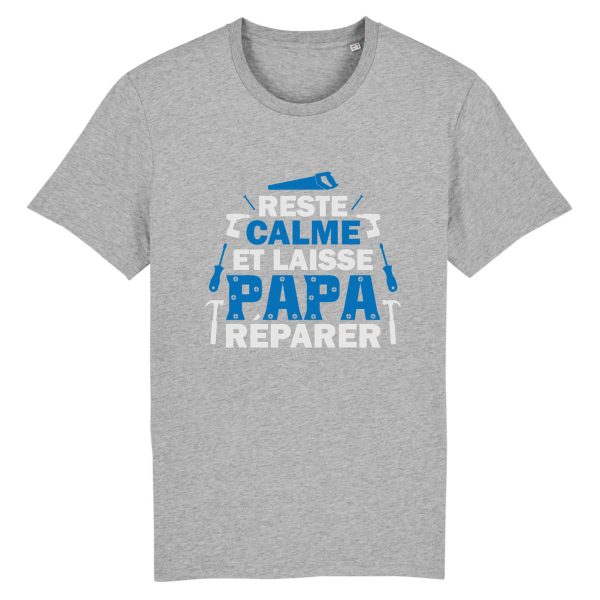 t-shirt papa bricoleur, reste calme