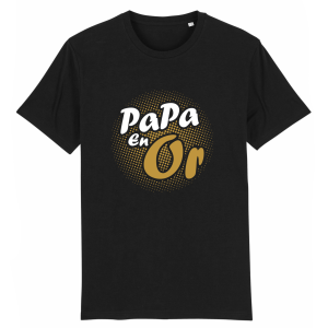 t-shirt papa en or t-shirt papa en or