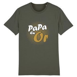 t-shirt papa en or t-shirt papa en or
