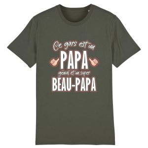 t-shirt papa et beau-papa, genial t-shirt papa et beau-papa, genial