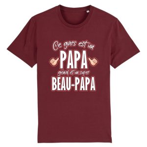 t shirt papa et beau papa genial 4
