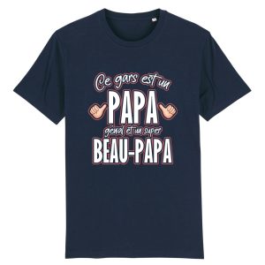 t shirt papa et beau papa genial 5