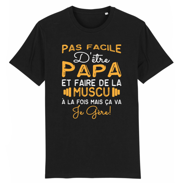 t-shirt papa musculation