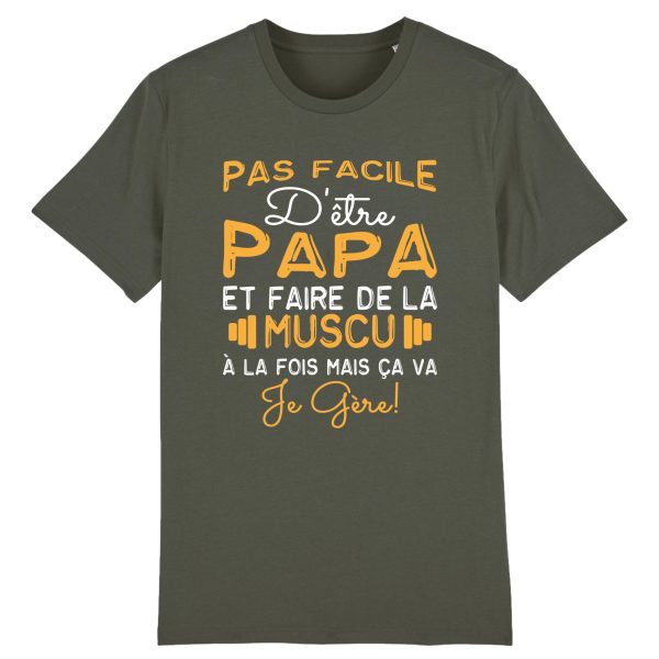 t-shirt papa musculation