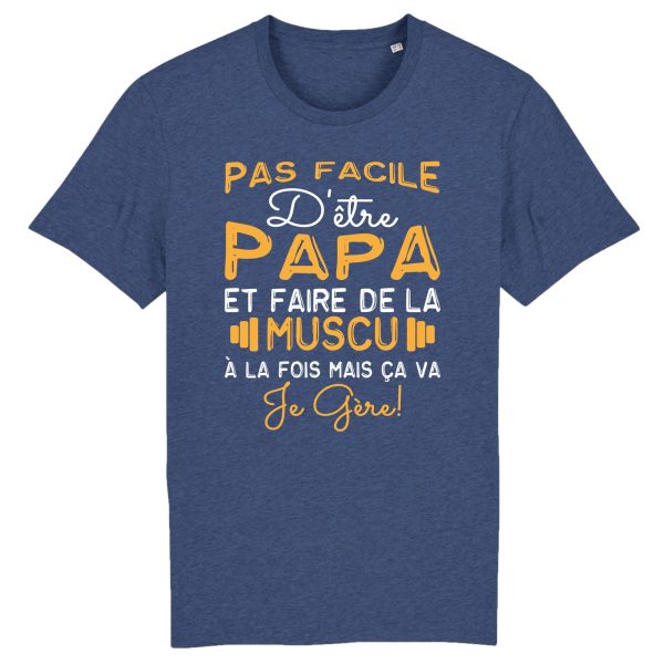 t-shirt papa musculation