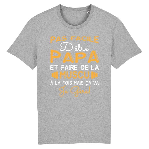 t-shirt papa musculation