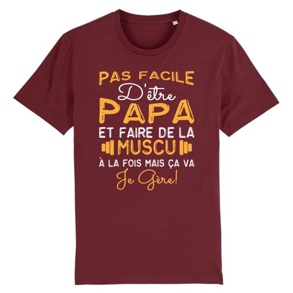 t-shirt papa musculation