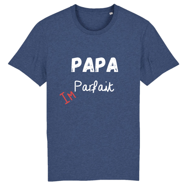 t-shirt papa parfait, idee cadeau papa