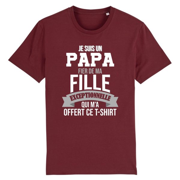 t-shirt papa, pere-fille , humour