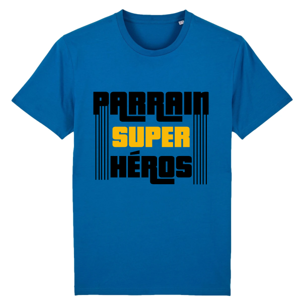 t-shirt parrain super heros