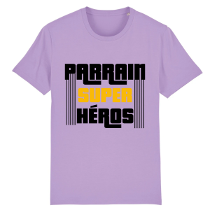 t shirt parrain super heros 5